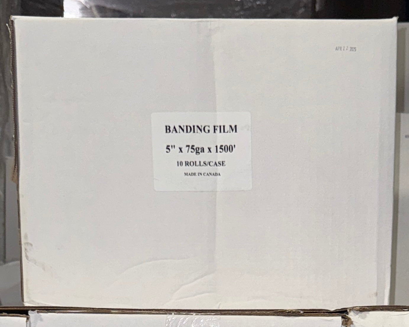 BUNDLING FILM (CAST) 5" X 1500' 75GA 10RL/CS